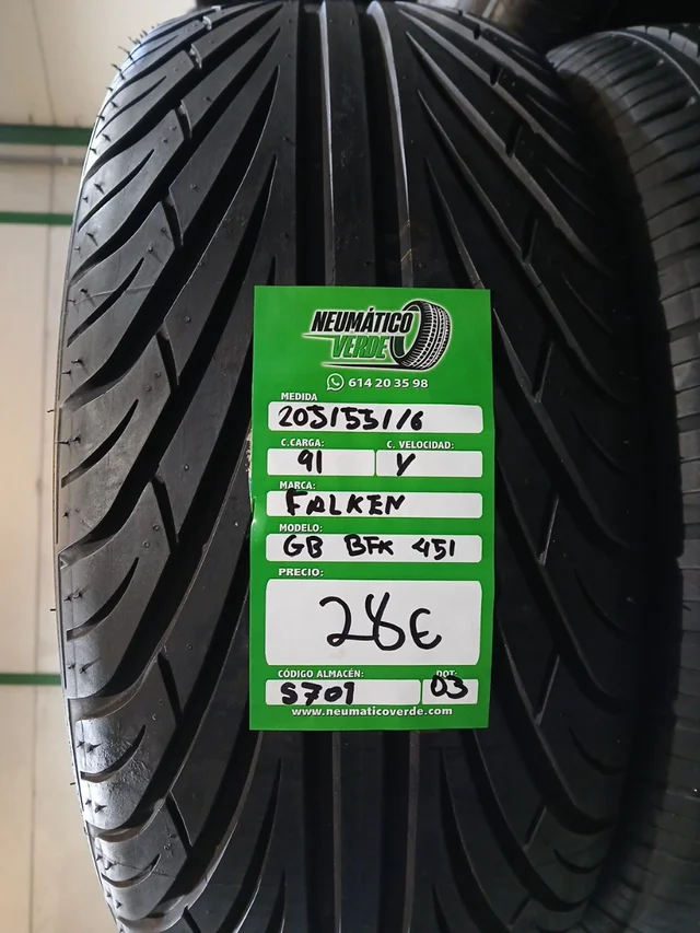 205 55 16 91Y FALKEN GB BFK 451