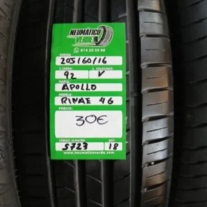 205 60 16 92V APOLLO RINAE 4G