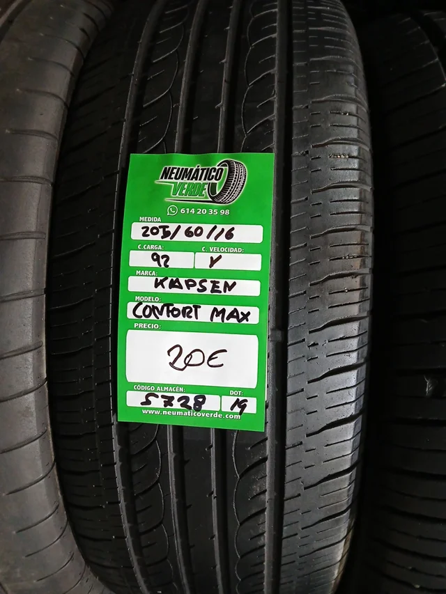 205 60 16 92Y KAPSEN CONFORT MAX
