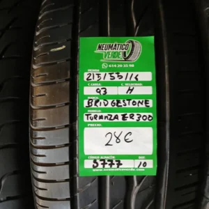 215 55 16 93H BRIDGESTONE TURANZA ER300