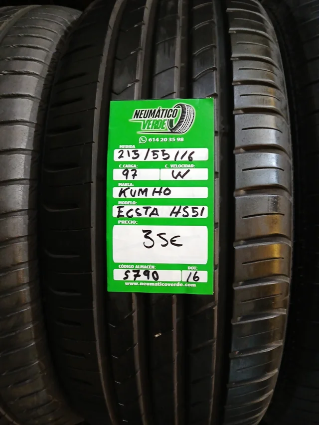 215 55 16 97W KUMHO ECSTA HS51