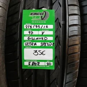 215 55 16 97Y GISLAVED ULTRA SPEED 2