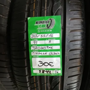 205 55 16 91H BRIDGESTONE TURANZA ER300I