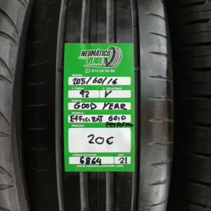 205 60 16 GOODYEAR EFICIENT GRIP PERFORMANCE