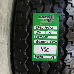 275 70 16 114H DUNLONP GRAND TREK
