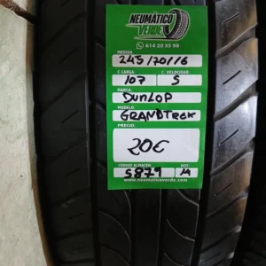 245 70 16 107S DUNLONP GRANDTREK