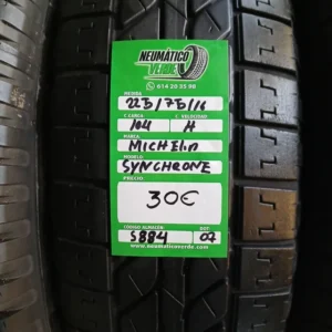 225 75 16 104H MICHELIN SYNCHRONE