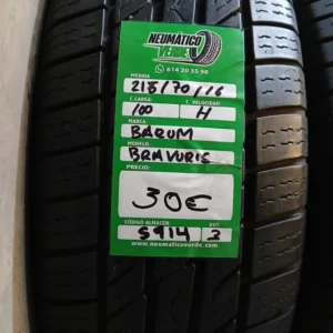 215 70 16 100H BARUM BRAVURIS