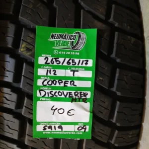 265 65 17 112T COOPER DISCOVERER HTR