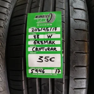 205 45 17 88W GREMAX CAPTURAR