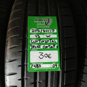 205 50 17 93W CONTINENTAL SPORT CONTACT2