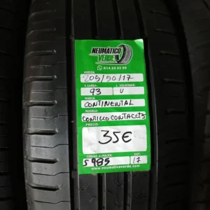 205 50 17 93V CONTINENTAL CONTIECOCONTACTECT 5