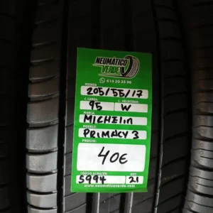 205 55 17 95W MICHELIN PRIMACY 3