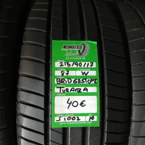 215 40 17 87W BRIDGESTONE TURANZA