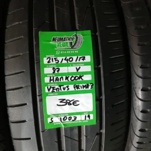 215 40 17 87V HANKOOK VENTUS PRIME 3