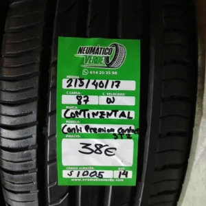 215 40 17 87W CONTINENTAL CONTI PREMIUM CONTACT ST2