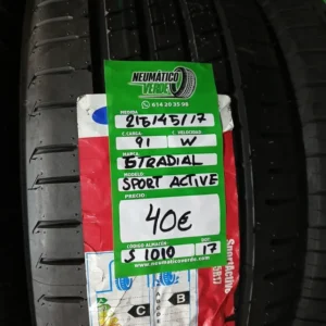 215 45 17 91W GT RADIAL SPORT ACTIVE