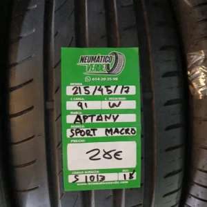 215 45 17 91W APTANY SPORT MACRO