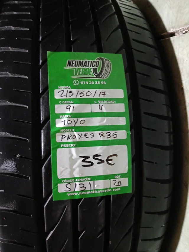 215 50 17 91V TOYO PROXES R35