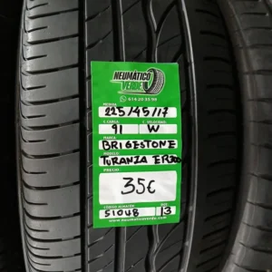 225 45 17 91W BRIDGESTONE TURANZA ER300