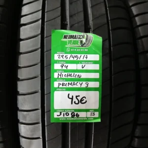 225 45 17 94V MICHELIN PRIMACY 3