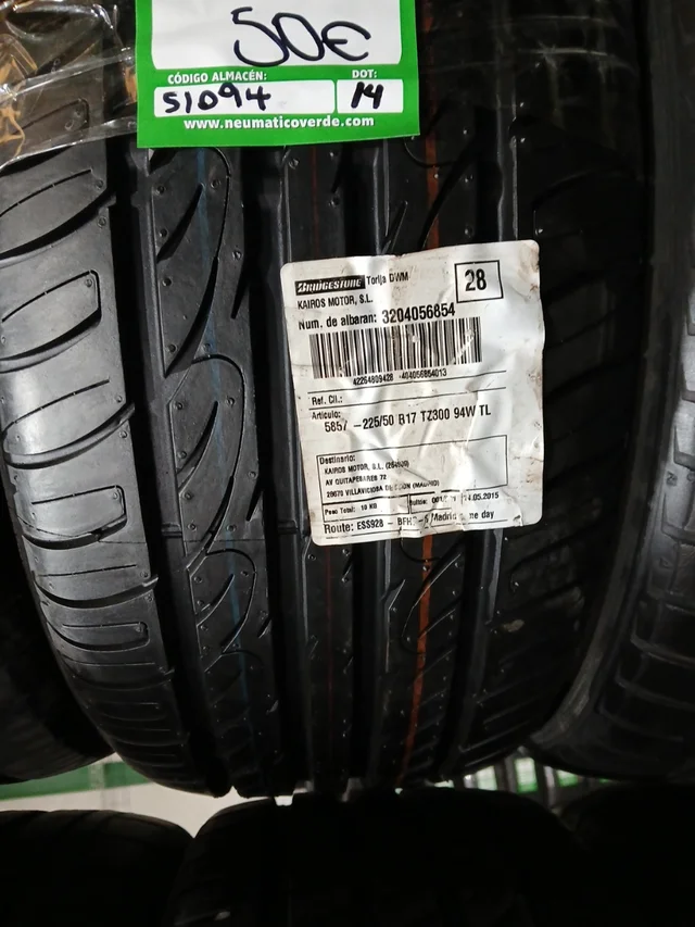 225 50 17 94W FIRESTONE TZ 300X - Imagen 2