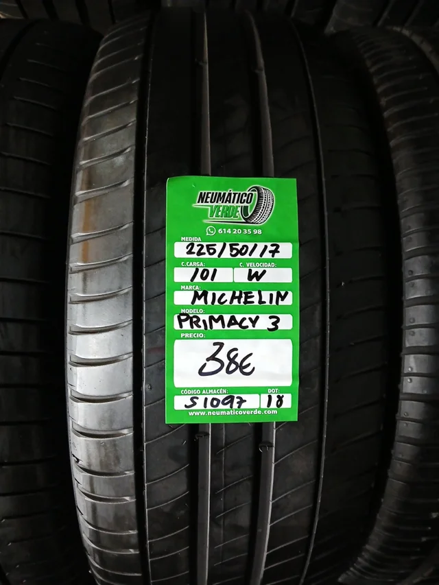 225 50 17 101W MICHELIN PRIMACY 3