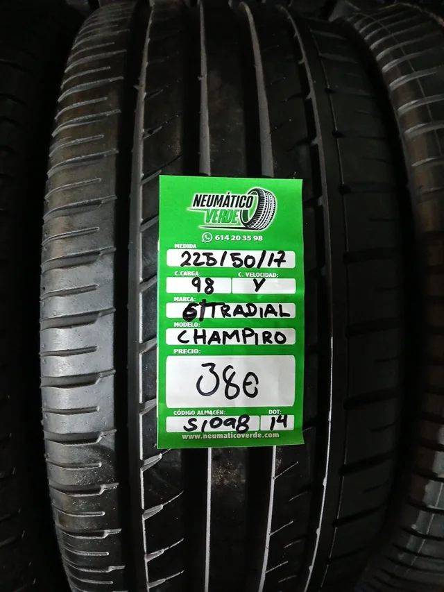 225 50 17 98Y GT RADIAL CHAMPIRO
