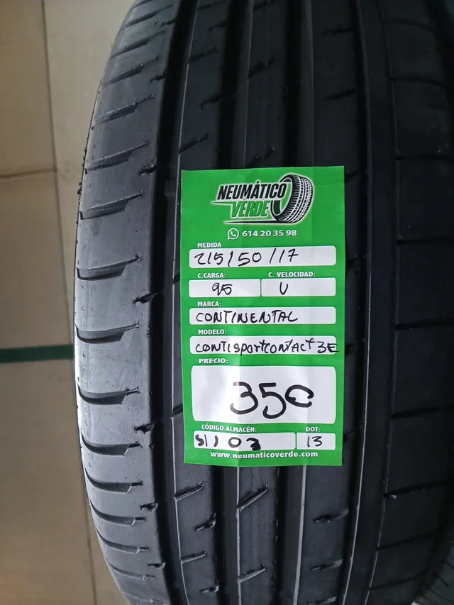 215 50 17 95V CONTINENTAL CONTISPORTCONT