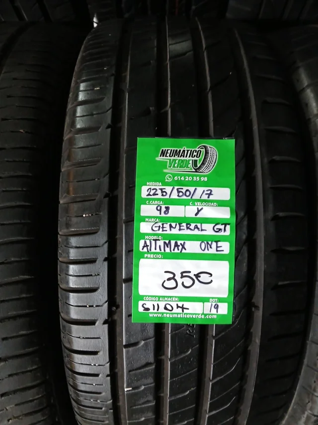 225 50 17 98Y GENERAL GT ALTIMAX ONE