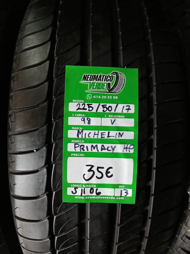 225 50 17 98V MICHELIN PRIMACY HP