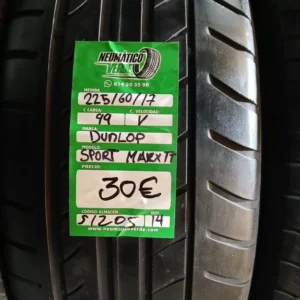 225 60 17 99V DUNLONP SPORT MAXX