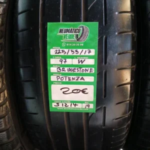 225 55 17 97W BRIDGESTONE POTENZA