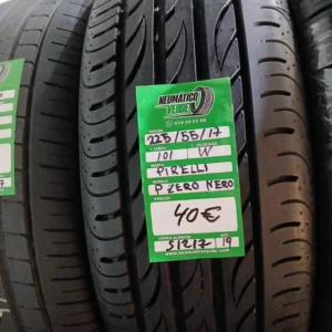 225 55 17 101W PIRELLI PZERO NERO