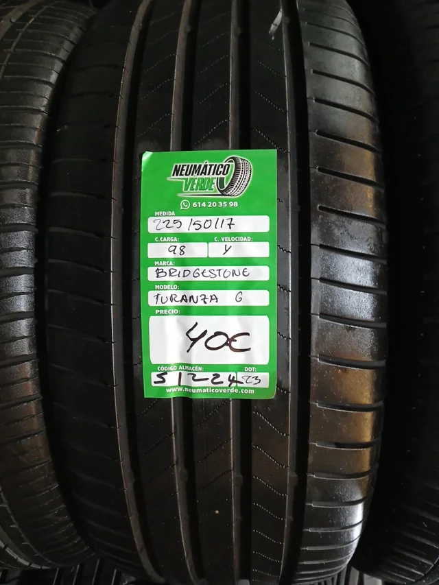 225 50 17 98Y BRIDGESTONE TURANZA 6