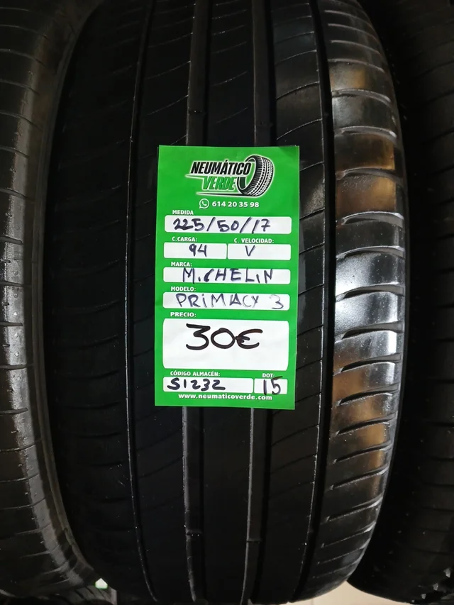 225 50 17 94V MICHELIN PRIMACY 3