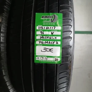 215 60 17 96V MICHELIN PRIMACY 3