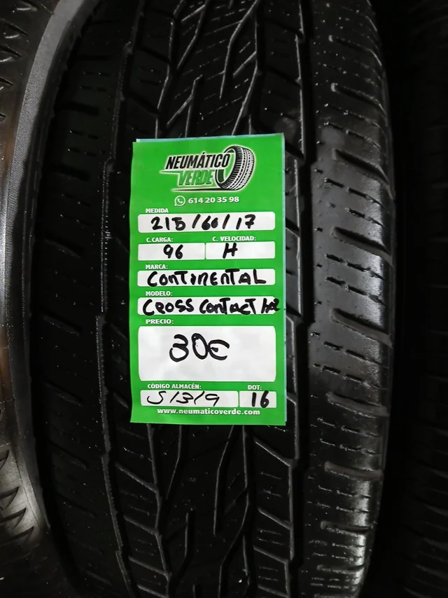 215 60 17 96H CONTINENTAL CROSSCONTACT 2