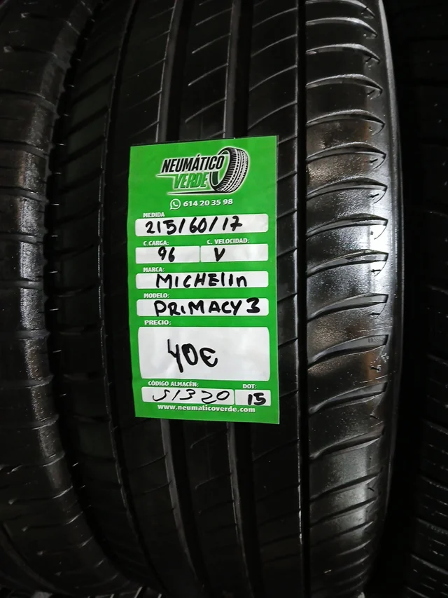 215 60 17 96V MICHELIN PRIMACY 3