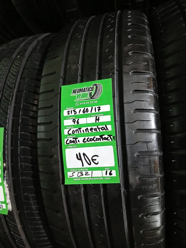 215 60 17 96H CONTINENTAL CONTICONTACT5