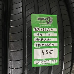 205 55 17 95V MICHELIN PRIMACY 4