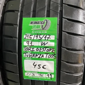 215 45 17 91W BRIDGEDTONE TURANZA T005
