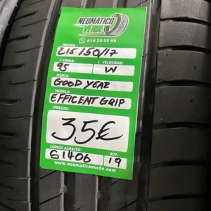 215 50 17 95W GOOD YEAR EFFICENT GRIP