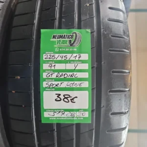 225 45 17 91Y GT RADIAL SPORT ACTIVE