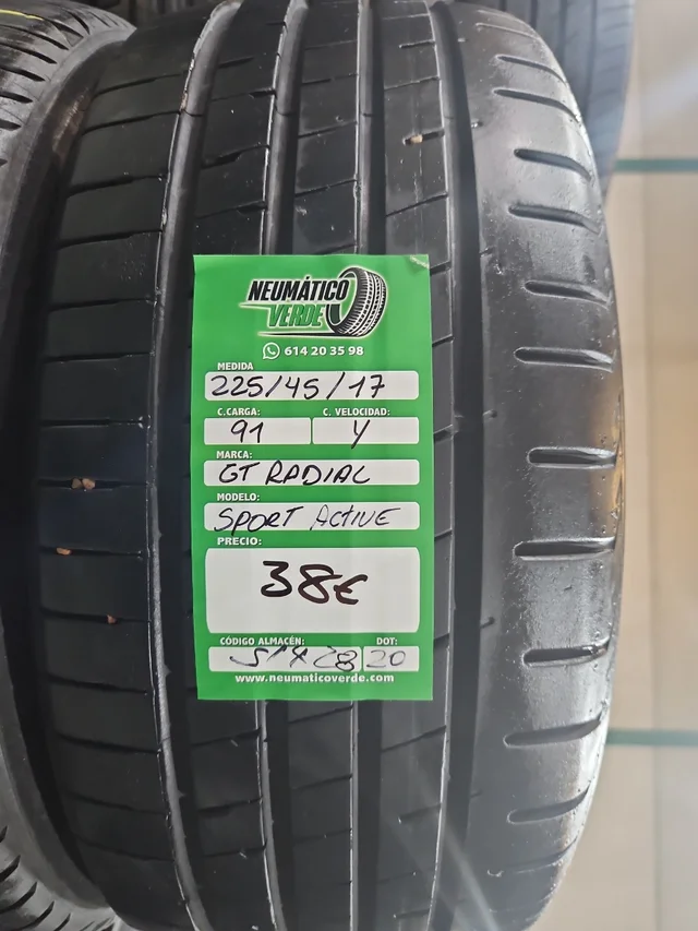 225 45 17 91Y GT RADIAL SPORT ACTIVE