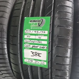 225 45 17 91W CONTINENTAL CONTISPORT CONTACT 5