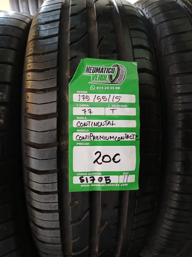 175 55 15 77T CONTINENTAL CONTIPREMIUMCONTACT2