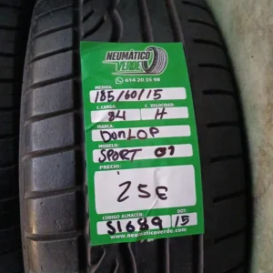 185 60 15 84H DUNLONP SPORT 01