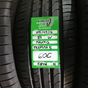 205 45 16 87W MAXXIS PREMITA 5