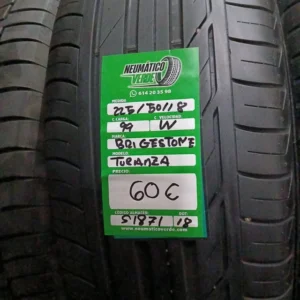 225 50 18 99W BRIDGESTONE TURANZA
